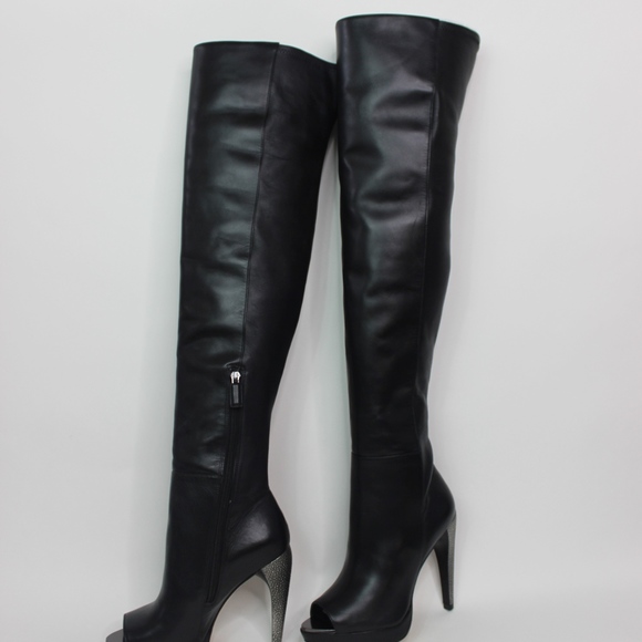 Herve Leger Women Thigh High Boots platform Nora - Picture 6 of 8